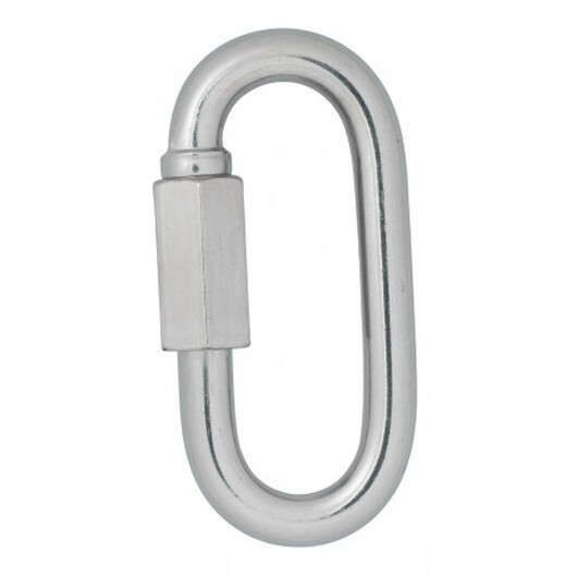 Infinity Hearts Karbinhake med Skruvlås Rostfritt Stål Silver 60x27,5mm - 3 st