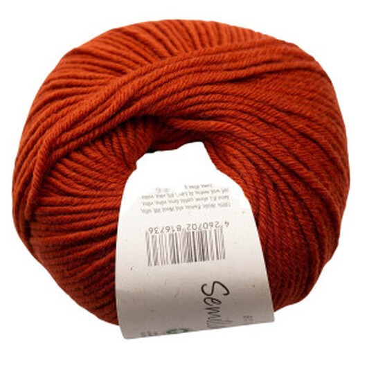 BC Garn Semilla Grosso GOTS 011 Bränd Orange