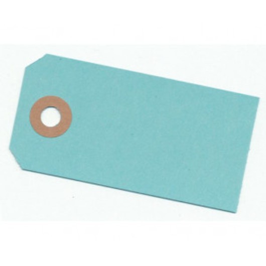 Paper Line Manillamärken Ljusblå 4x8cm - 10 st.