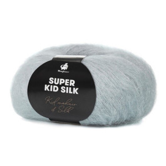 Mayflower Super Kid Silk Garn Unicolor 124 Grå