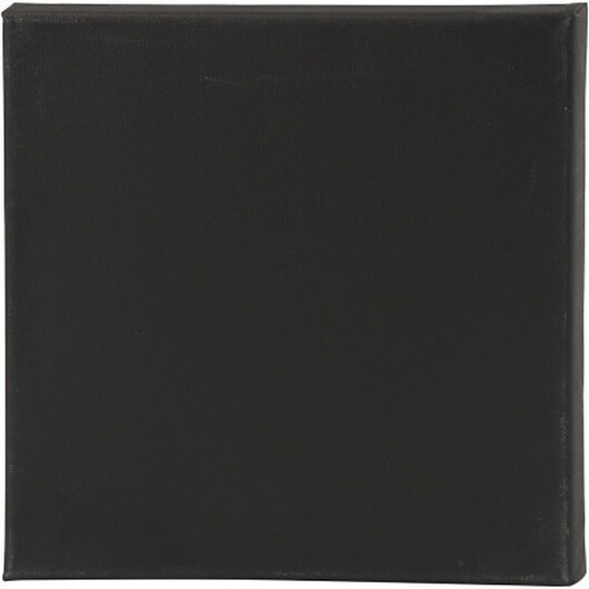 Målarduk, stl. 30x30x1,6 cm, 360 g, svart, 1 st.