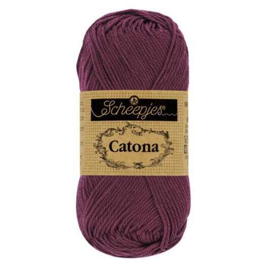 Scheepjes Catona Garn 394 Nyans Lila - 10g