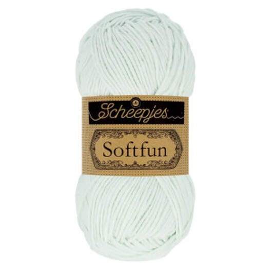 Scheepjes Softfun Garn Unicolor 2630 Arctic