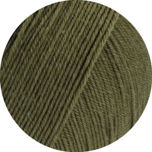 Lana Grossa Meilenweit 100 SETA Garn 46 Mossgrön
