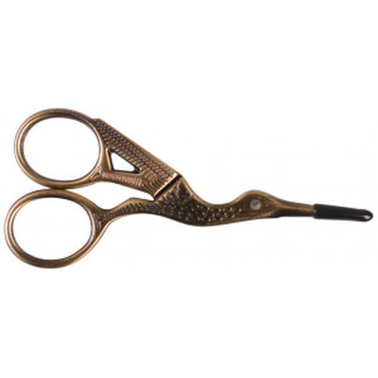 Infinity Hearts Broderisax Stork Antik brons 9,3cm - 1 st