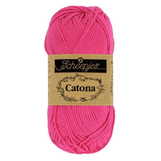 Scheepjes Catona Garn 114 Shocking Pink - 10g