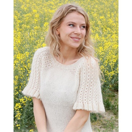 Pearlescent Topp by DROPS Design - Tröja Stickmönster str. S - XXXL