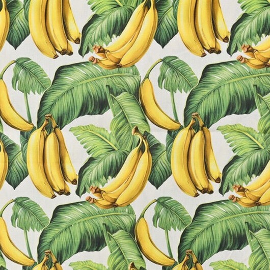Bomullspoplin Tyg 150cm 035 - Bananer