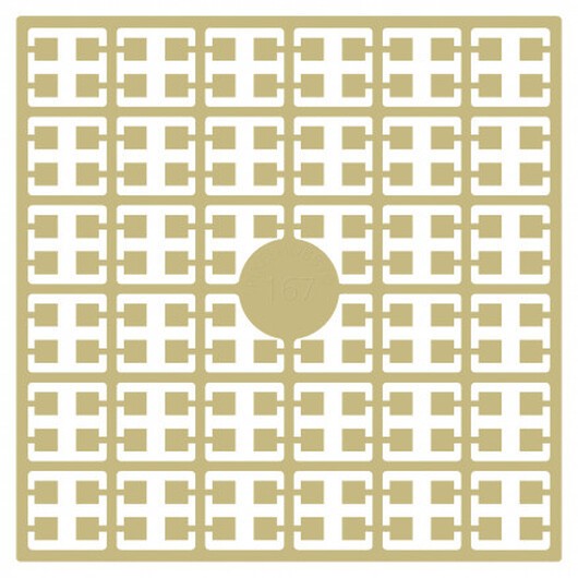 Pixelhobby Midi Pärlor 167 Ljus Senapsbrun 2x2mm - 140 pixels