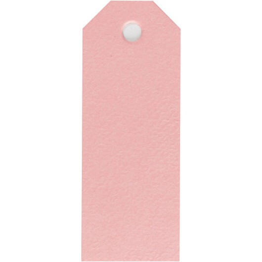Manillamärken, stl. 3x8 cm, 220 g, ljusröd, 20 st./ 1 förp.