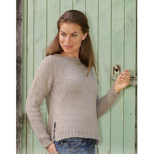 Wednesday Mood by DROPS Design - Stickmönster Tröja str. S - XXXL