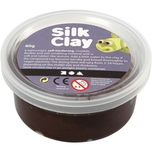 Silk ClayÂ®, brun, 40 g/ 1 burk