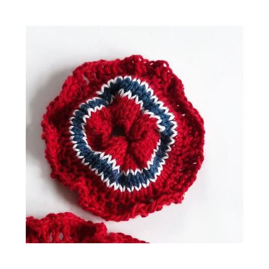 Mini Scrunchie av Rito Krea - Scrunchie Stickmönster 9 cm