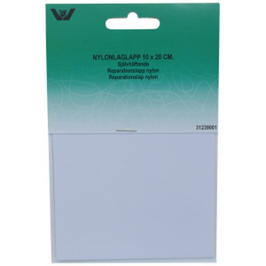 Reparationslapp Självhäftande Nylon Vit 10x20 cm - 1 st.