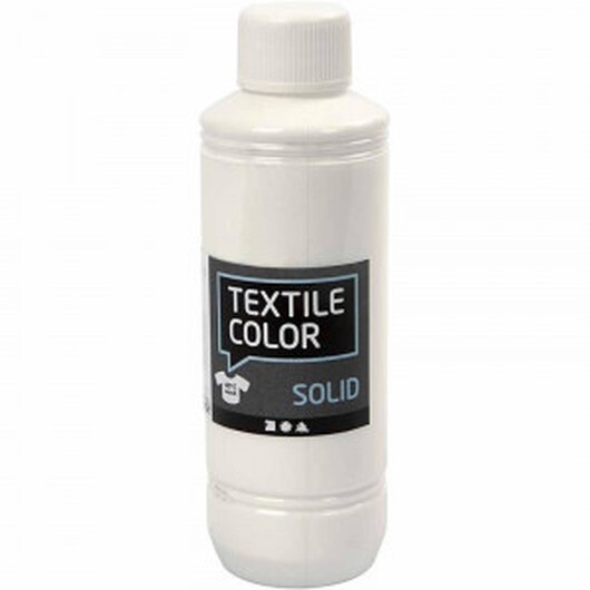 Textile Solid textilfärg, 250 ml, vit