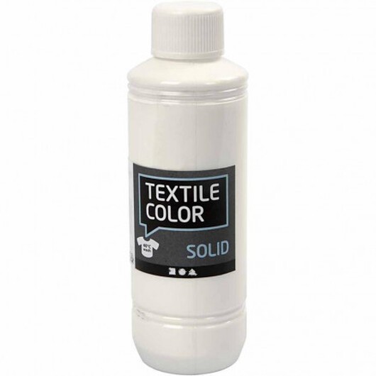 Textile Solid, vit, täckande, 250 ml