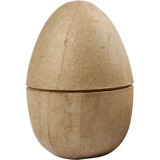 Tvådelat ägg, H: 12 cm, diam. 9 cm, 1 st.