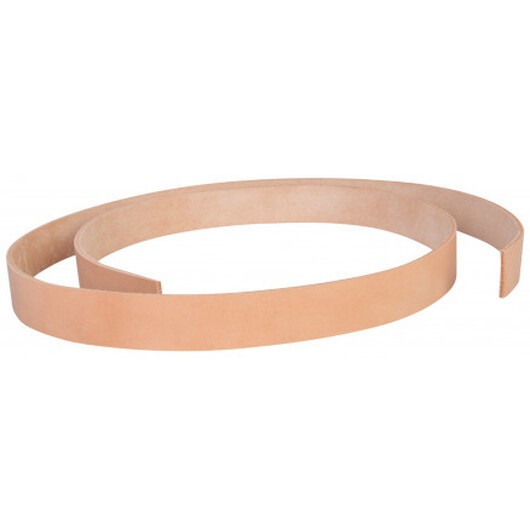 Läderrem ca 95/100 x 2 cm - Naturell