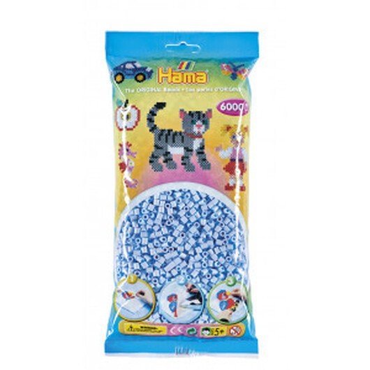 Hama Midi Pärlor 205-97 Pastell Isblå - 6000 st