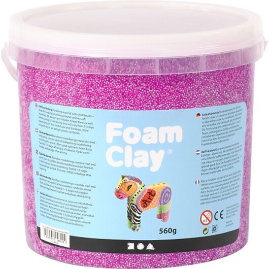 Foam ClayÂ® , neonlila, 560 g/ 1 hink