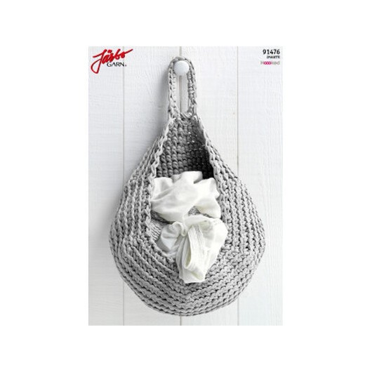 Hoooked Förvaringsväska - Korg Virkmönster