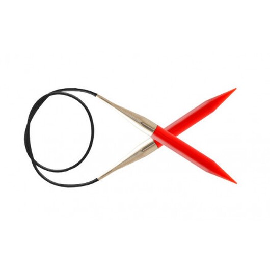 KnitPro Trendz Rundstickor Akryl 60cm 12,00mm / 23.6in US17 Red