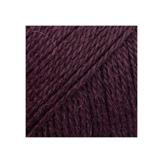 DROPS Alpaca Garn Unicolor 9044 Mörk Druva