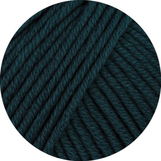 Lana Grossa Cool Wool Superbig Uni Garn 33 Mörk Petroleum
