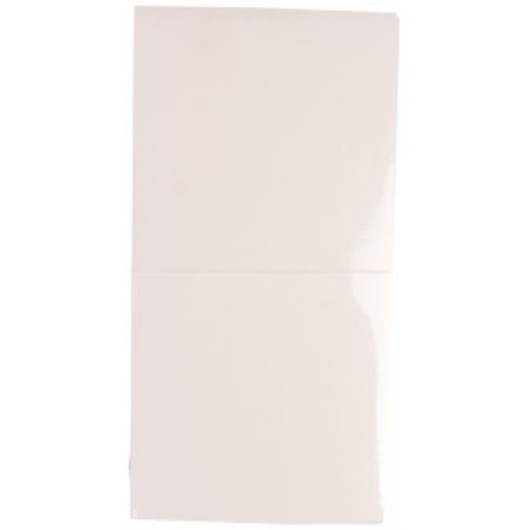 Passepartoutkort Vit 12,5x12,5cm u/hål - 25 st