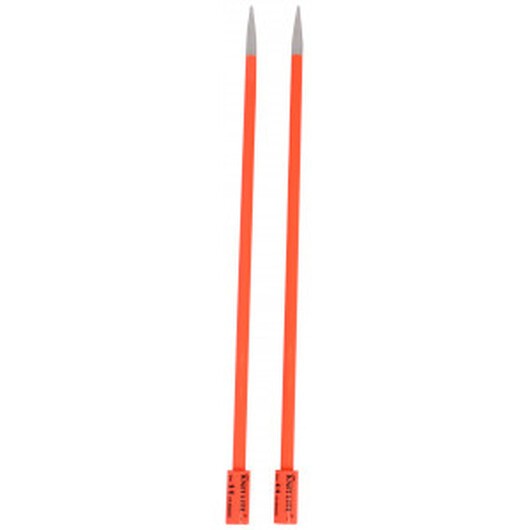 Knit Lite Stickor / Jumperstickor med ljus 36cm 8,00mm / 14in US11 Korall