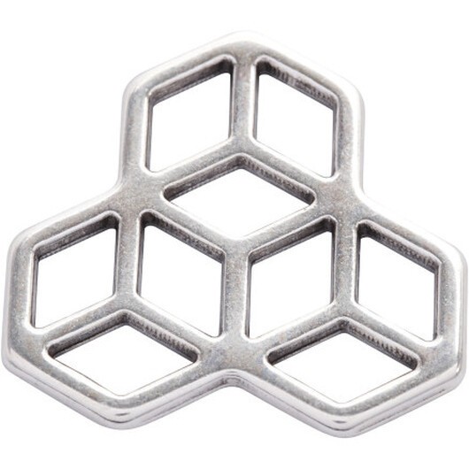 Smyckeshänge, diam. 30 mm, silverpläterad, 1 st.