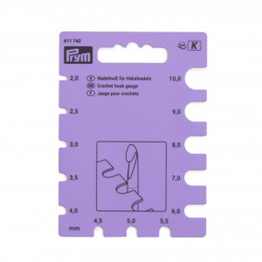 Prym Stickmätare Lila 2-10mm / 0-15US
