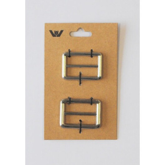 Spänne Justerbar 38mm Silver - 2 st.