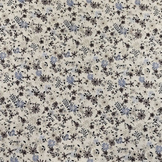 Bomullspoplin Blommor 150 cm 051 - 50 cm