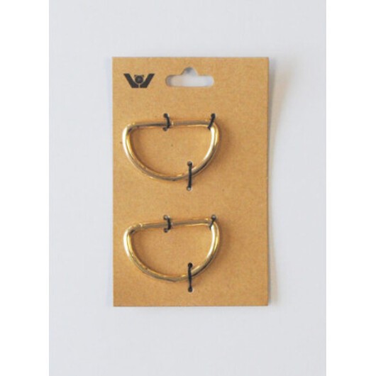D-ring 38mm Guld - 2 st.