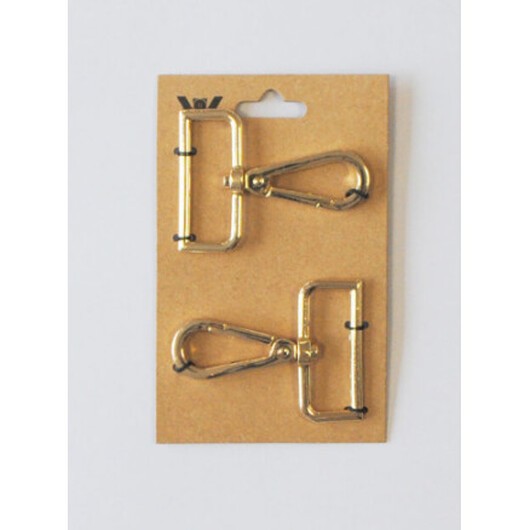 Karbinhake 32mm Guld - 2 st