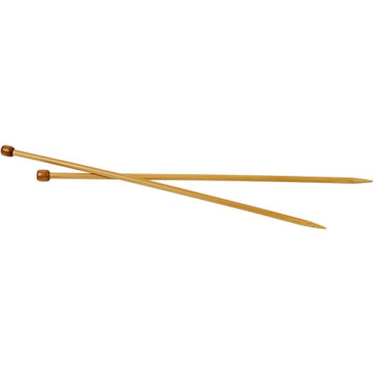 Stickor, L: 35 cm, storlek 6,5 mm, 1 par