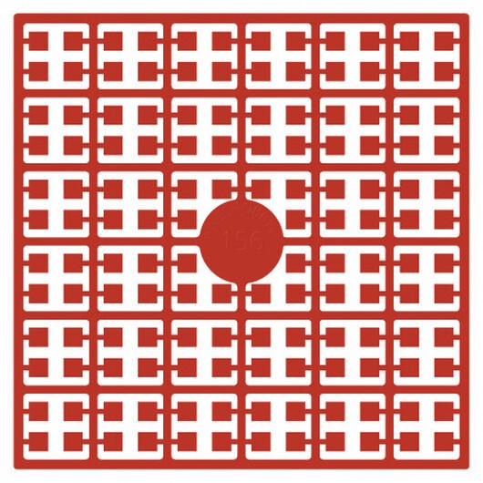 Pixelhobby Midi Pärlor 156 Korallröd 2x2mm - 140 pixels