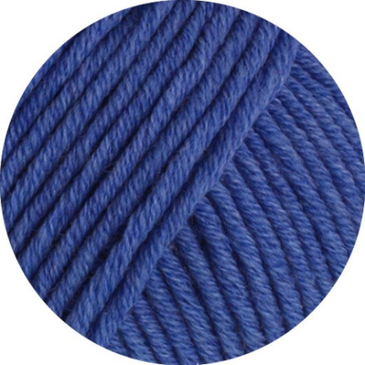 Lana Grossa Cool Wool Superbig Melange Garn 207 Blå Melange