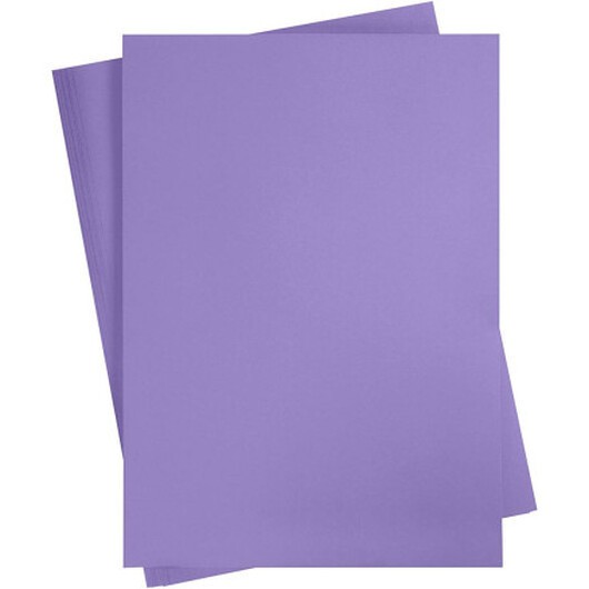 Kartongpapper, A2, ark 420x594 mm, 180 g, lila, 10 ark/ 1 förp.