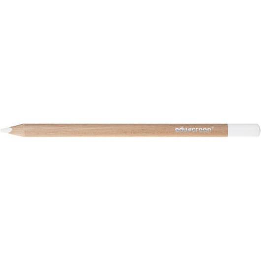 Edugreen Kraftiga färgpennor, blyerts 5 mm, vit, 10 st / 1 frp.
