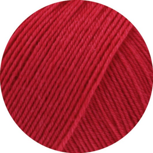 Lana Grossa Meilenweit 100 SETA Garn 52 Röd