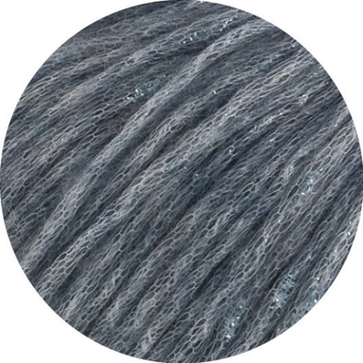 Lana Grossa Lucciola Garn 4 Grå Blå