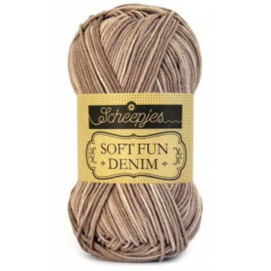 Scheepjes Softfun Denim Garn Print 508 Beige