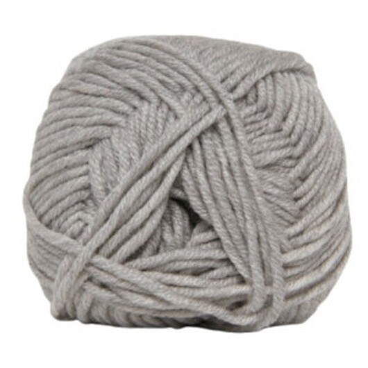 Hjertegarn Merino Cotton 434 Ljusgrå