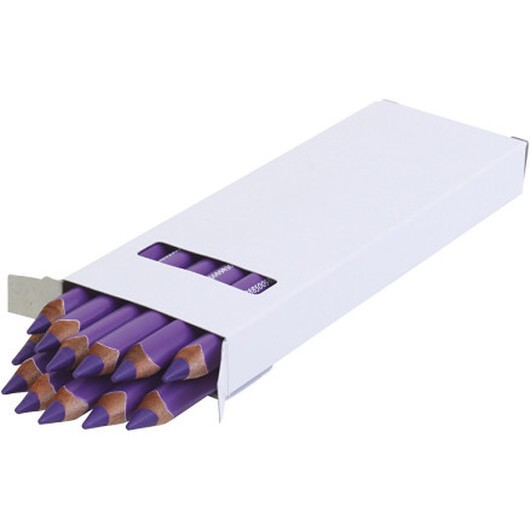 edu Kraftiga färgpennor, tjocklek 10 mm, blyerts 6,25 mm, violett, 12 st / 1 frp.