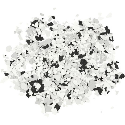 Terrazzo Flakes, svart, 90 g/ 1 burk