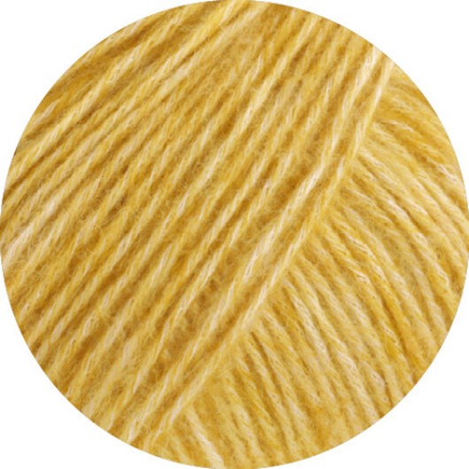 Lana Grossa Natural Alpaca Pelo Garn 27 Senapsgul