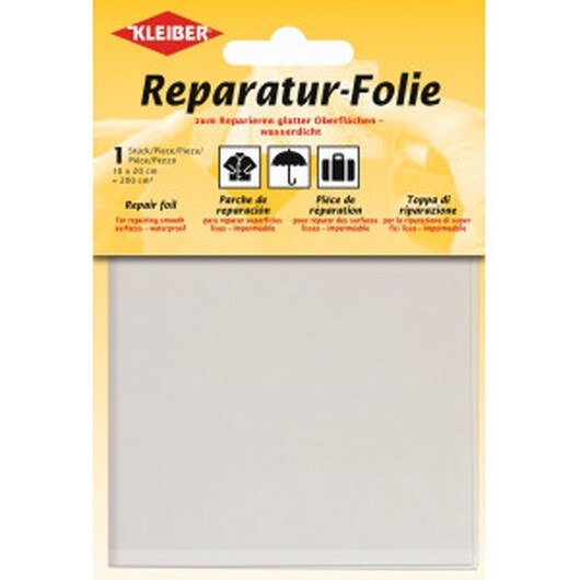 Kleiber Självhäftande Reparationslapp Polyester Transparent 10x20cm - 1 st