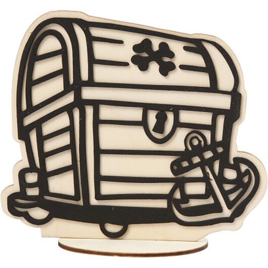 Dekorativ figurin, H: 13,5 cm, 1 st.